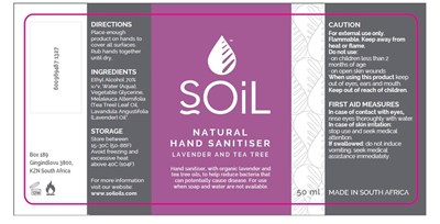 50ml Lavender And Tea Tree Sanitiser (Sl0185 Scented Hand Sanitiser Variants 50ml Lavender And Tea Tree)